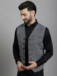 Thumbnail for Even Apparels Solid Waistcoat - Blue - Distacart