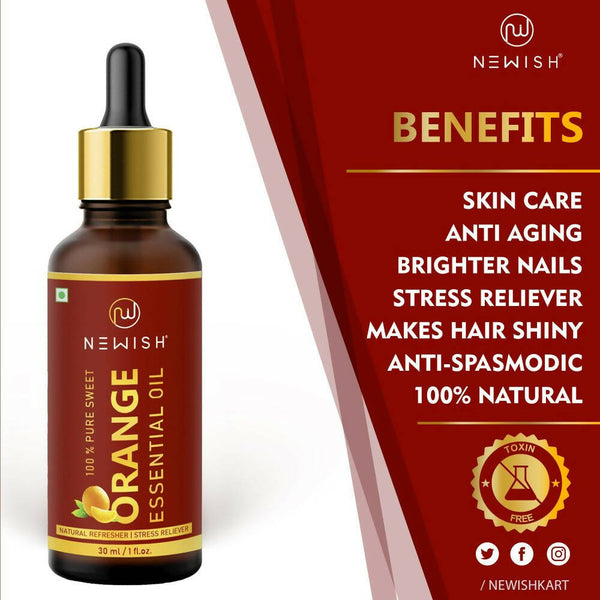 Newish Pure Sweet Orange Essential Oil - Distacart