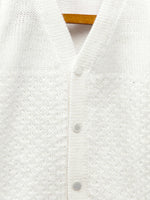 Thumbnail for Chutput Kids Cute White Coloured Solid Pullover Sweater - Distacart