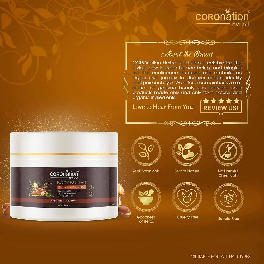 Coronation Herbal Moroccan Argan Oil Body Butter - Distacart