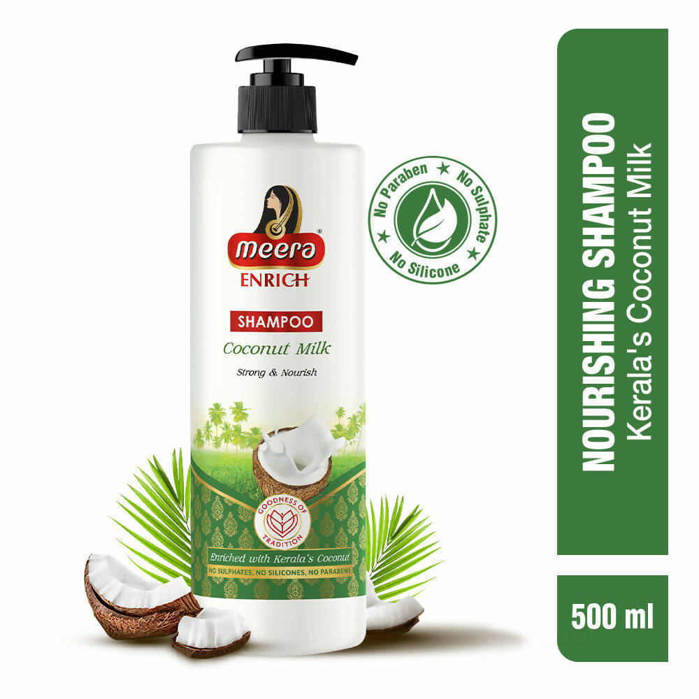 Meera Enrich Shampoo with Coconut Milk For Strong & Nourish - Distacart