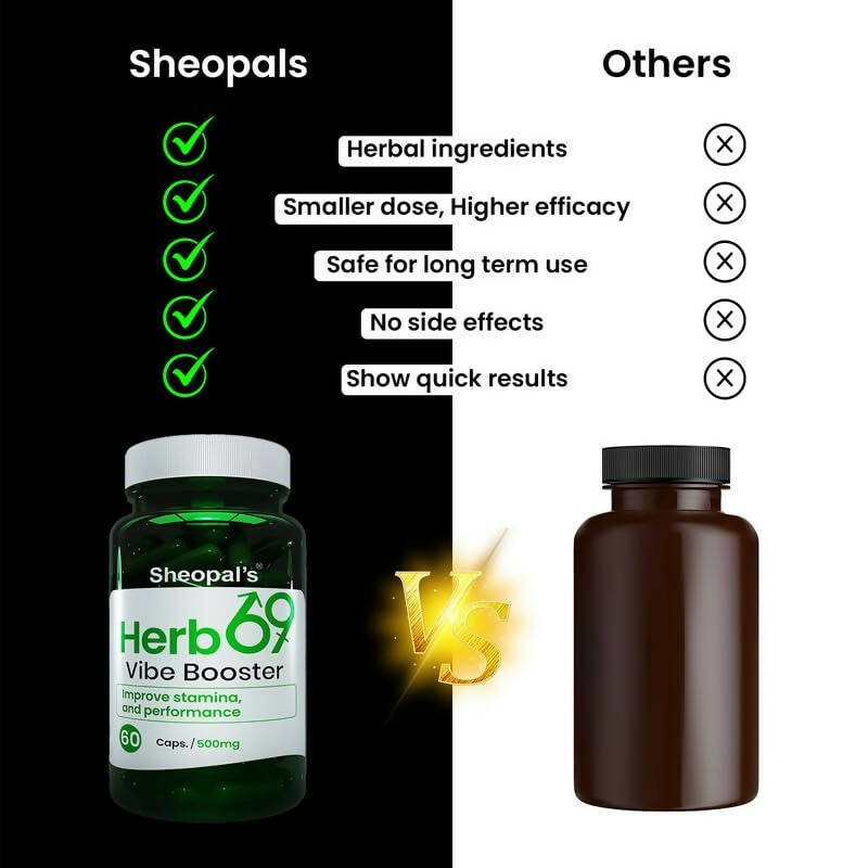 Sheopal's Herb 69 Vibe Booster Capsules - Distacart