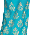 Thumbnail for PAVONINE Rama Green Color Golden Printed Rayon Fabric Sharara For Women & Girls - Distacart