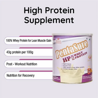 Thumbnail for PentaSure HP Whey Protein Powder - Banana & Vanilla Flavor - Distacart