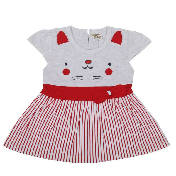 NammaBaby Baby Girl's A-Line Mini Frock Dress - Red 120 - Distacart