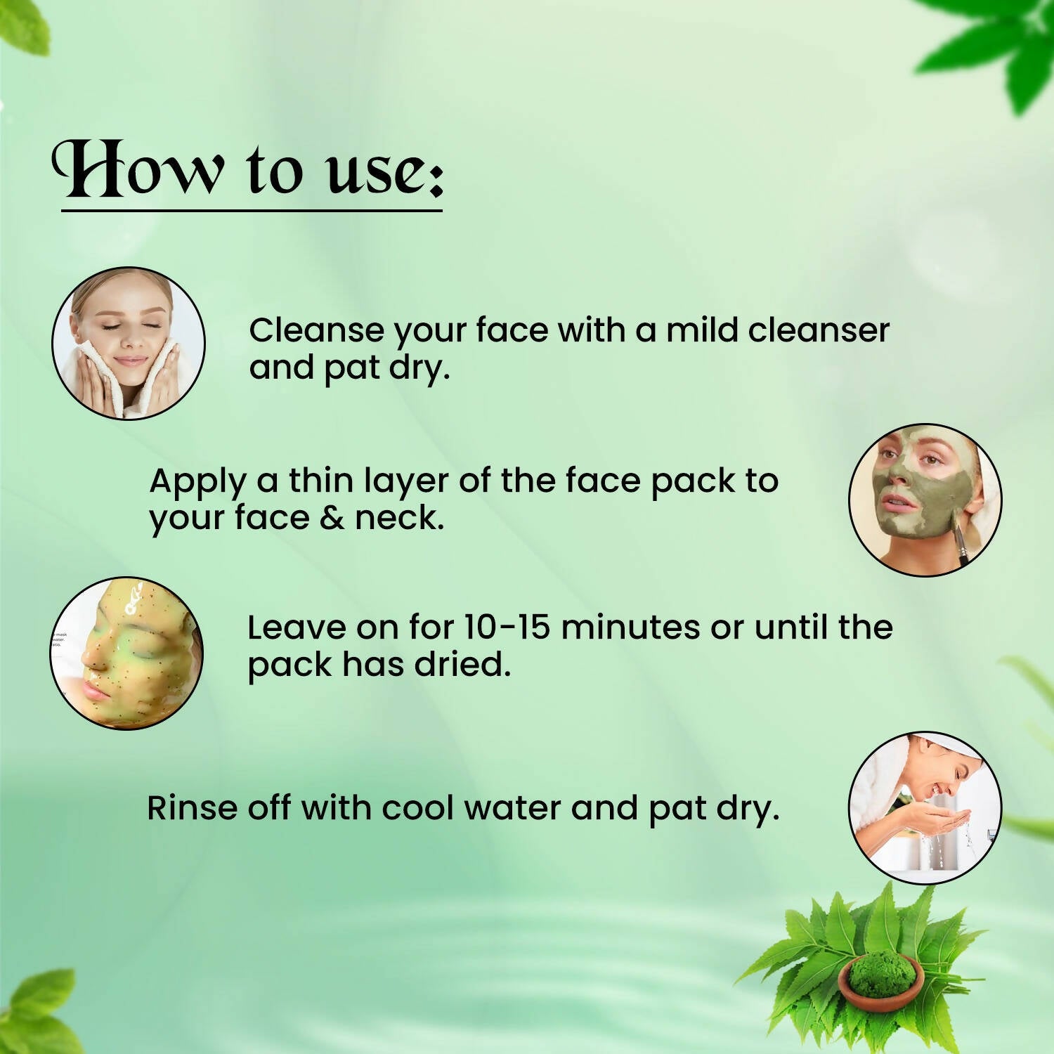 NutriGlow Neem & Tulsi Face Pack - Distacart