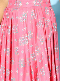 Thumbnail for Sangria Ethnic Motifs Cotton Blend Dhoti Kurta Set - Distacart