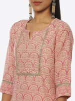 Thumbnail for Biba Women Ethnic Motifs Printed Kurta with Palazzos & Dupatta - Distacart