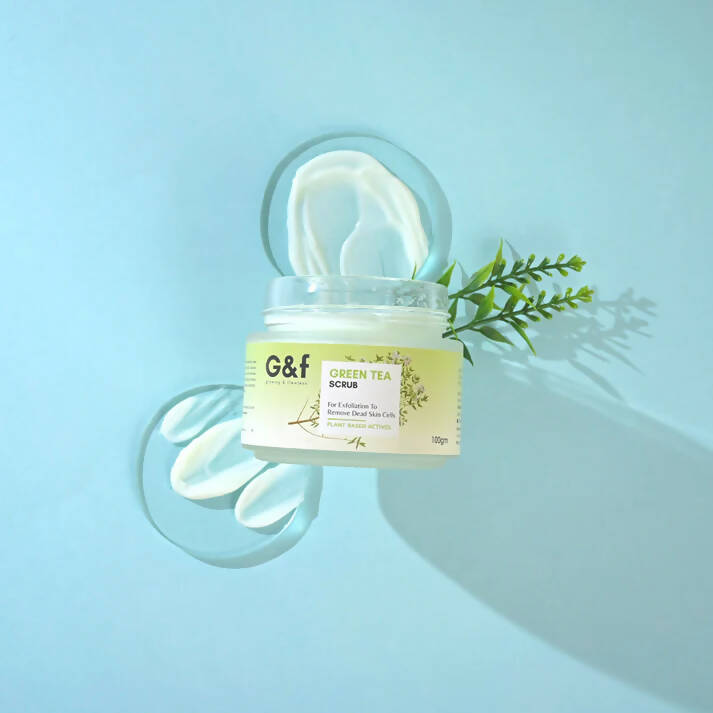 G&f Skin Detoxification Face Scrub with Green Tea + Bearberry Leaf Extract - Distacart