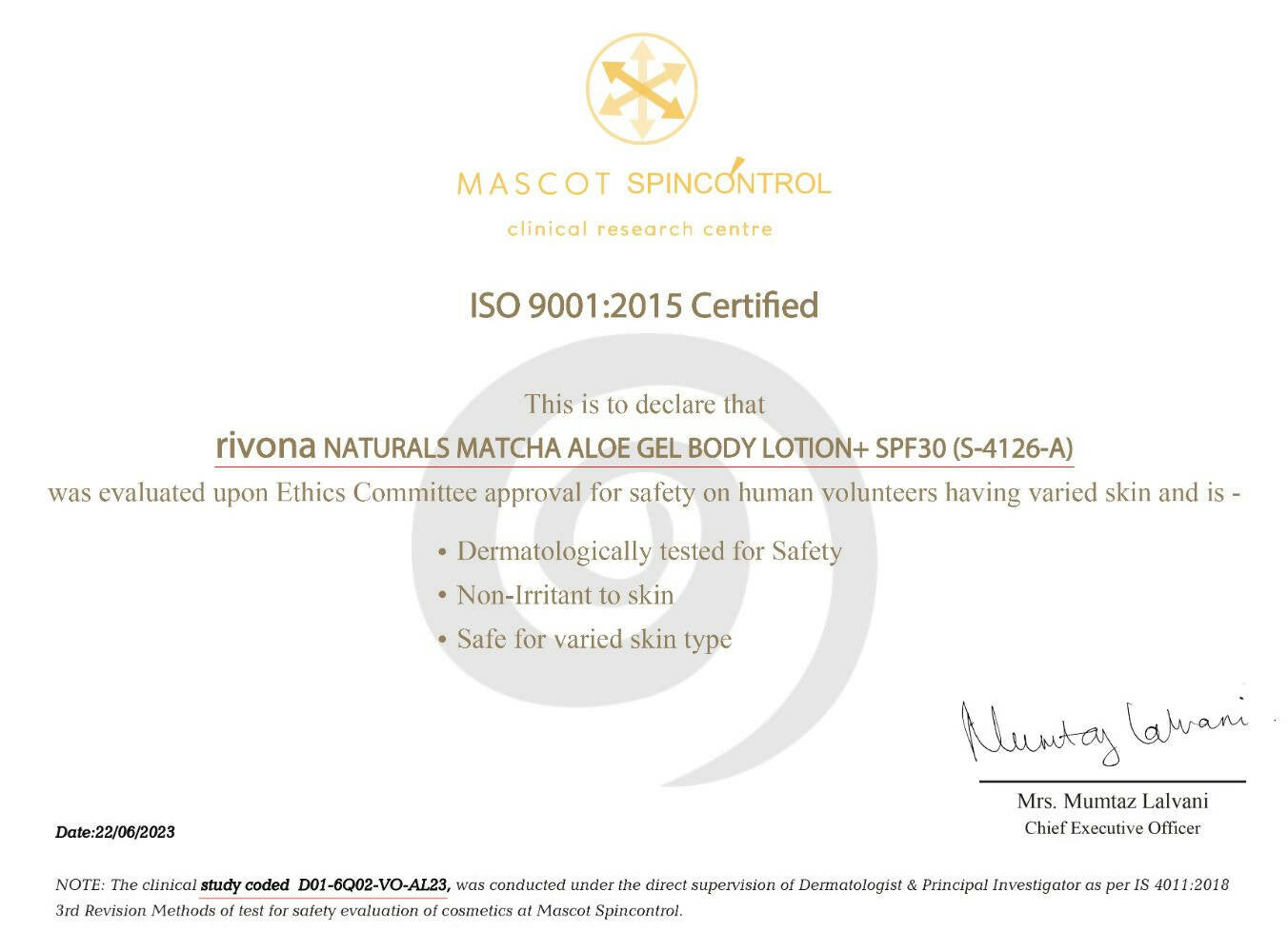 Rivona Naturals Matcha Aloe Gel Body Lotion with SPF 30 - Distacart