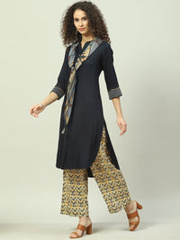 Thumbnail for Biba Ethnic Motifs Printed Kurta With Trousers & Dupatta - Distacart