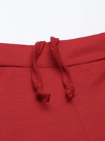 Thumbnail for Souchii Women Red Knitted Palazzos - Distacart