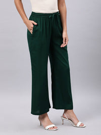 Thumbnail for Souchii Green Liva Ethnic Palazzos - Distacart