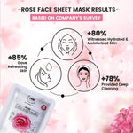 Thumbnail for The Natural Wash Rose Face Sheet Mask