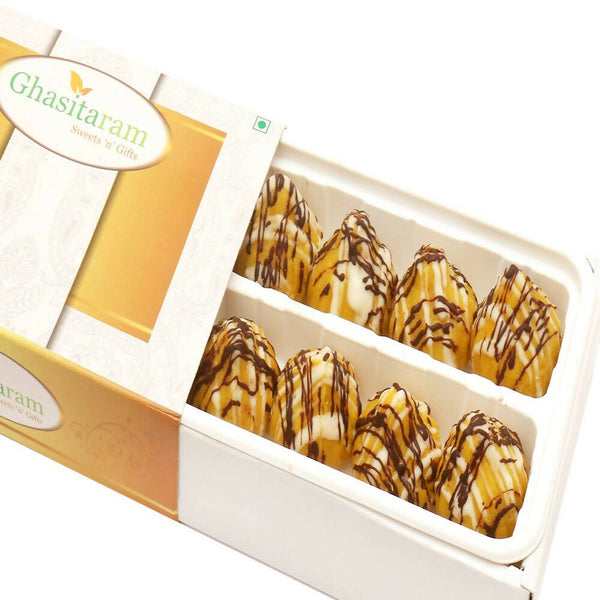 Ghasitaram Kaju Kesar Chocolate Delight Modaks - Distacart