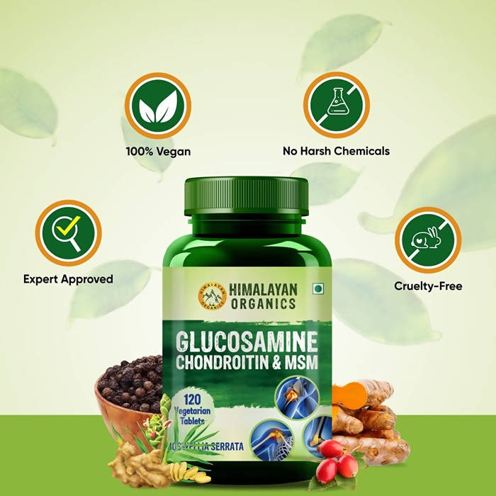 Himalayan Organics Glucosamine Chondroitin & MSM Boswellia Serrata online