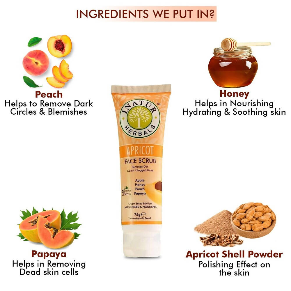 Inatur Apricot Scrub