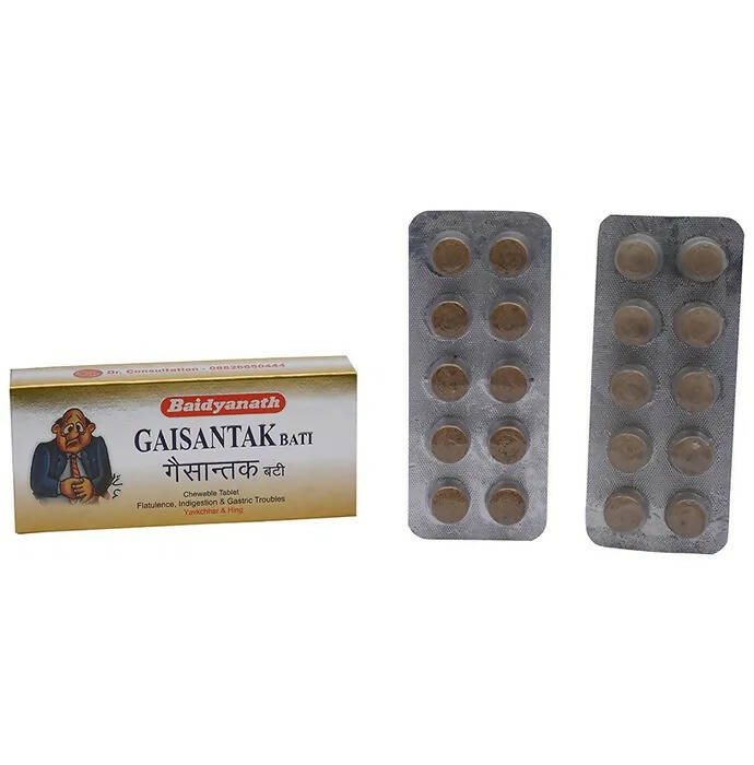 Baidyanath Jhansi Gaisantak Bati Tablets - Distacart