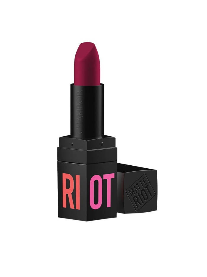 Chambor Purple Matte Riot Lipstick 258 Onlinr