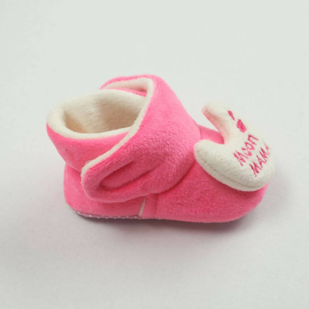 Tiny Bugs For Boys & Girls Baby Winter Booties - Pink - Distacart
