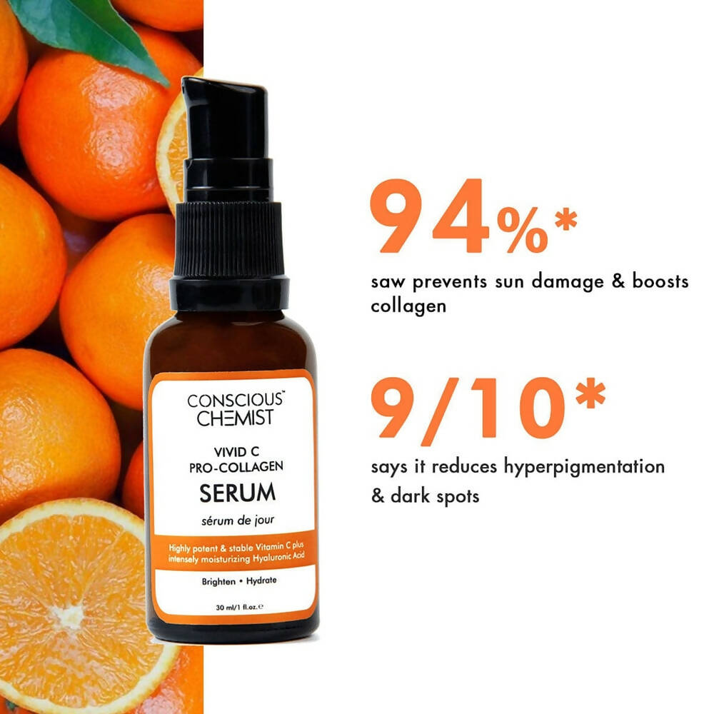 Conscious Chemist Vivid C Pro-Collagen Serum - Distacart