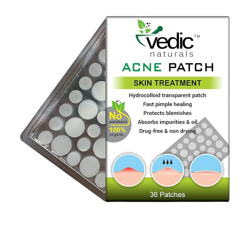 Vedic Naturals Acne Pimple Patches For Face & Skin Treatment - Distacart