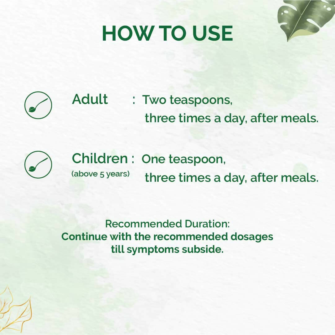 Dr. Vaidya's Tulsi Ginger Cough Syrup - Distacart