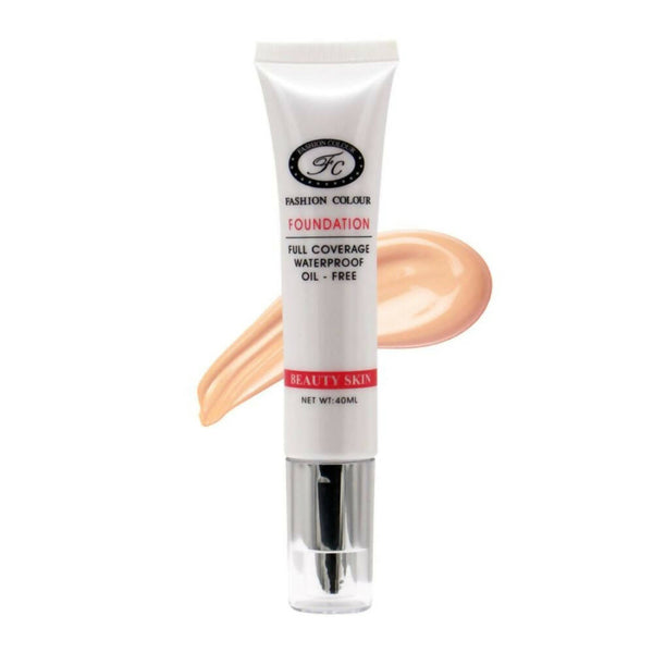 Fashion Colour Oil Free Full Coverage Waterproof Foundation-Shade 01 - Distacart