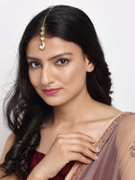 Thumbnail for Kundan Maang Tikka - Ruby Raang - Distacart