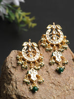 Thumbnail for Kundan Earrings - Ruby Raang - Distacart