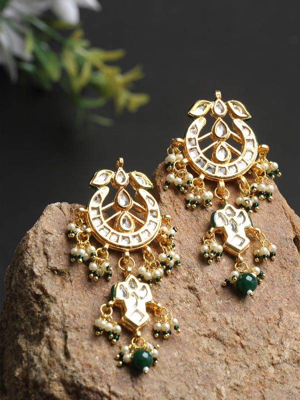 Kundan Earrings - Ruby Raang - Distacart