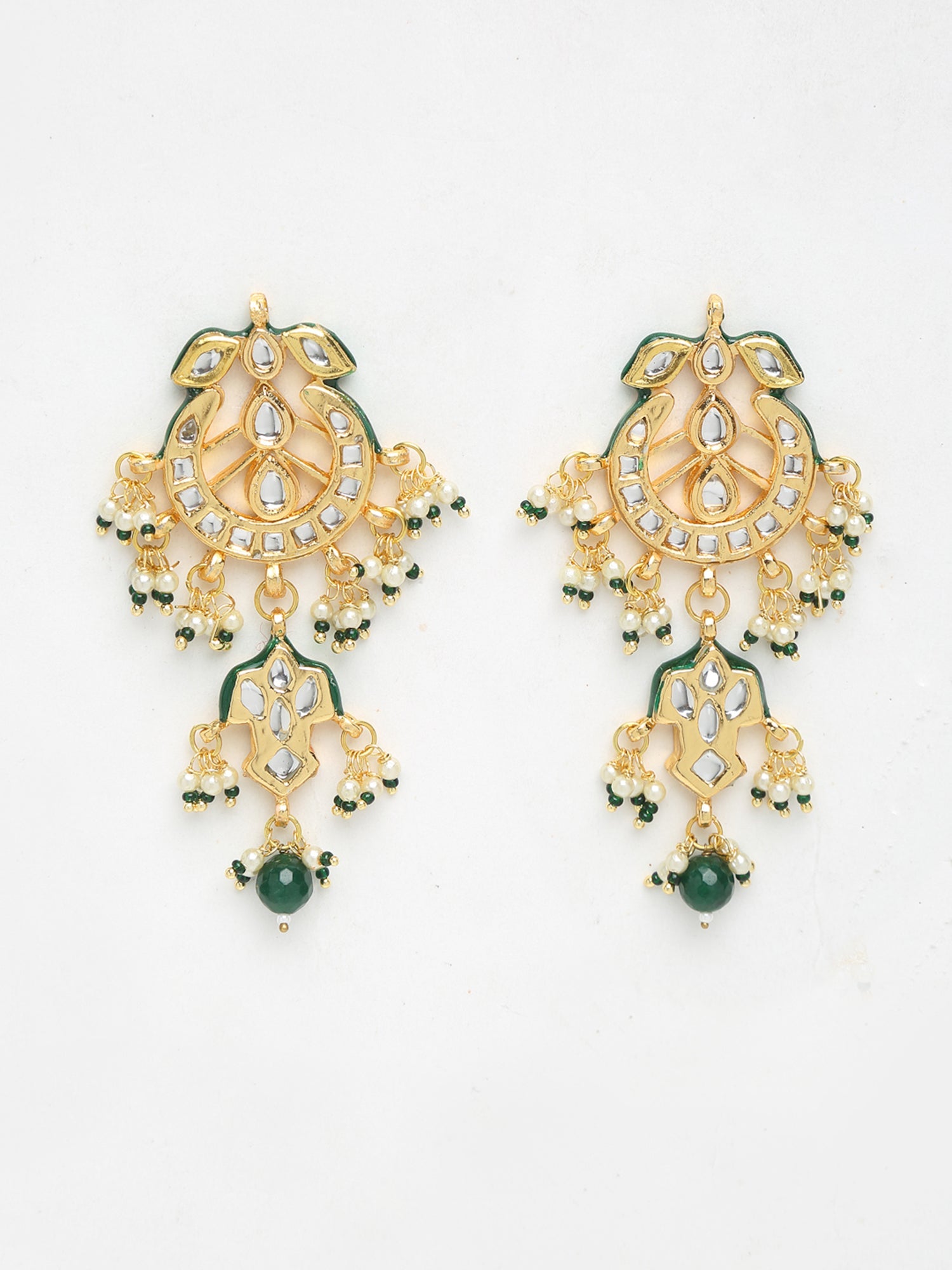 Kundan Earrings - Ruby Raang - Distacart