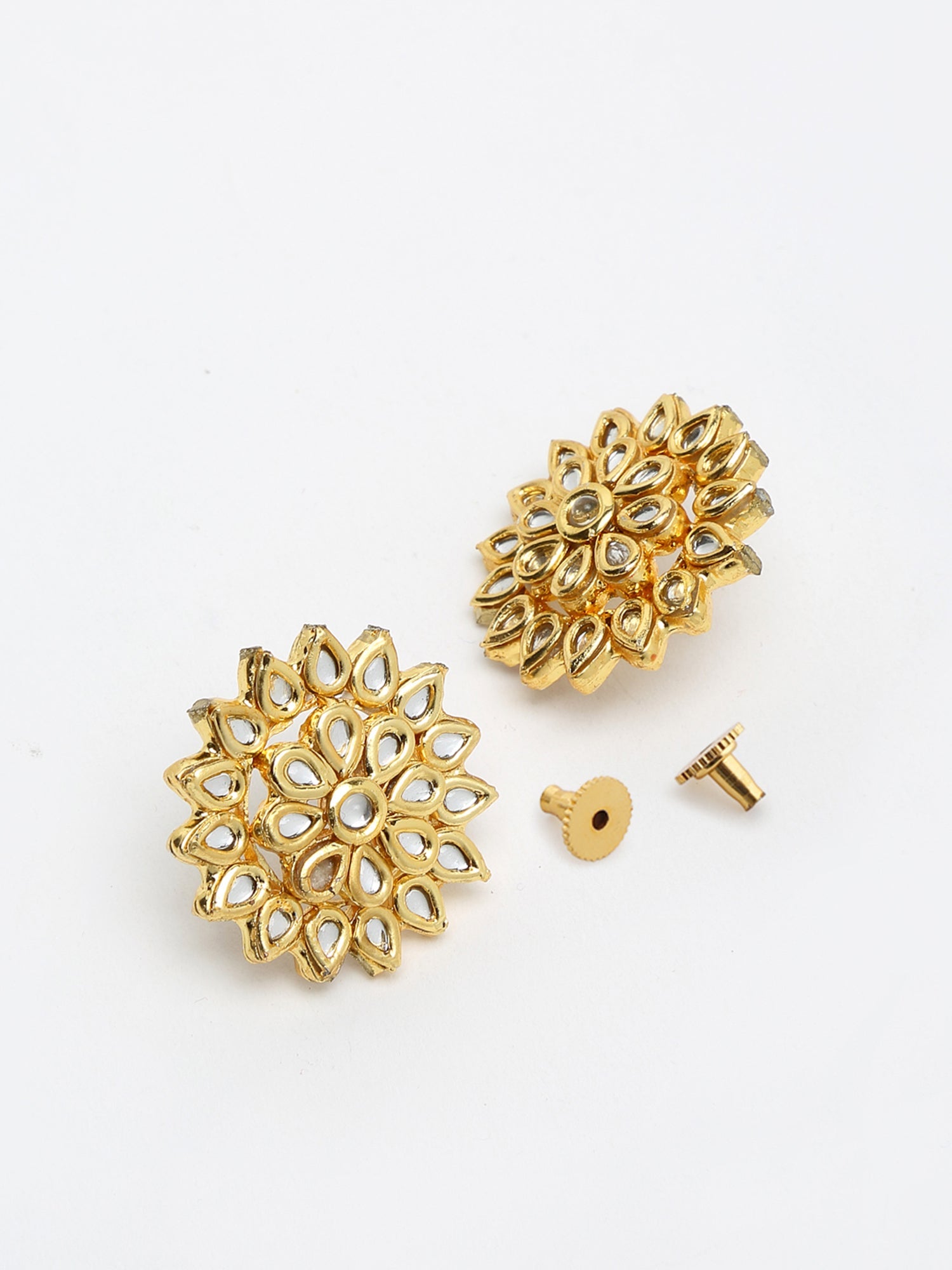 Kundan Studs - Ruby Raang - Distacart