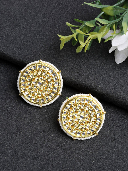 Kundan Earrings - Ruby Raang - Distacart