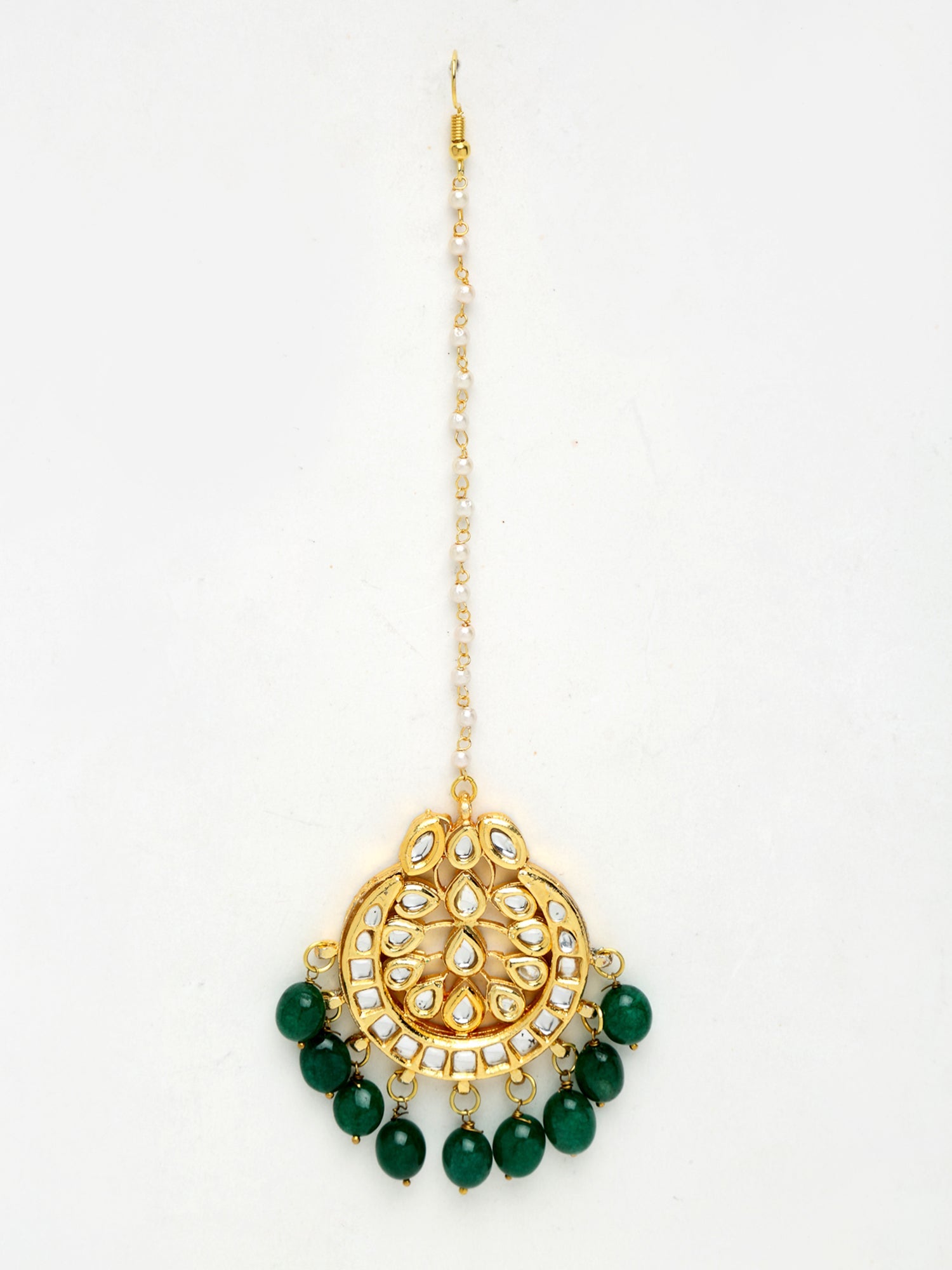 Kundan Maang Tikka - Ruby Raang - Distacart