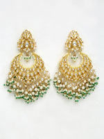 Thumbnail for Kundan Stone Earrings - Ruby Raang - Distacart