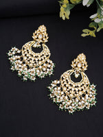 Thumbnail for Kundan Stone Earrings - Ruby Raang - Distacart