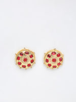Thumbnail for Kundan & Pearl Studs - Ruby Raang - Distacart