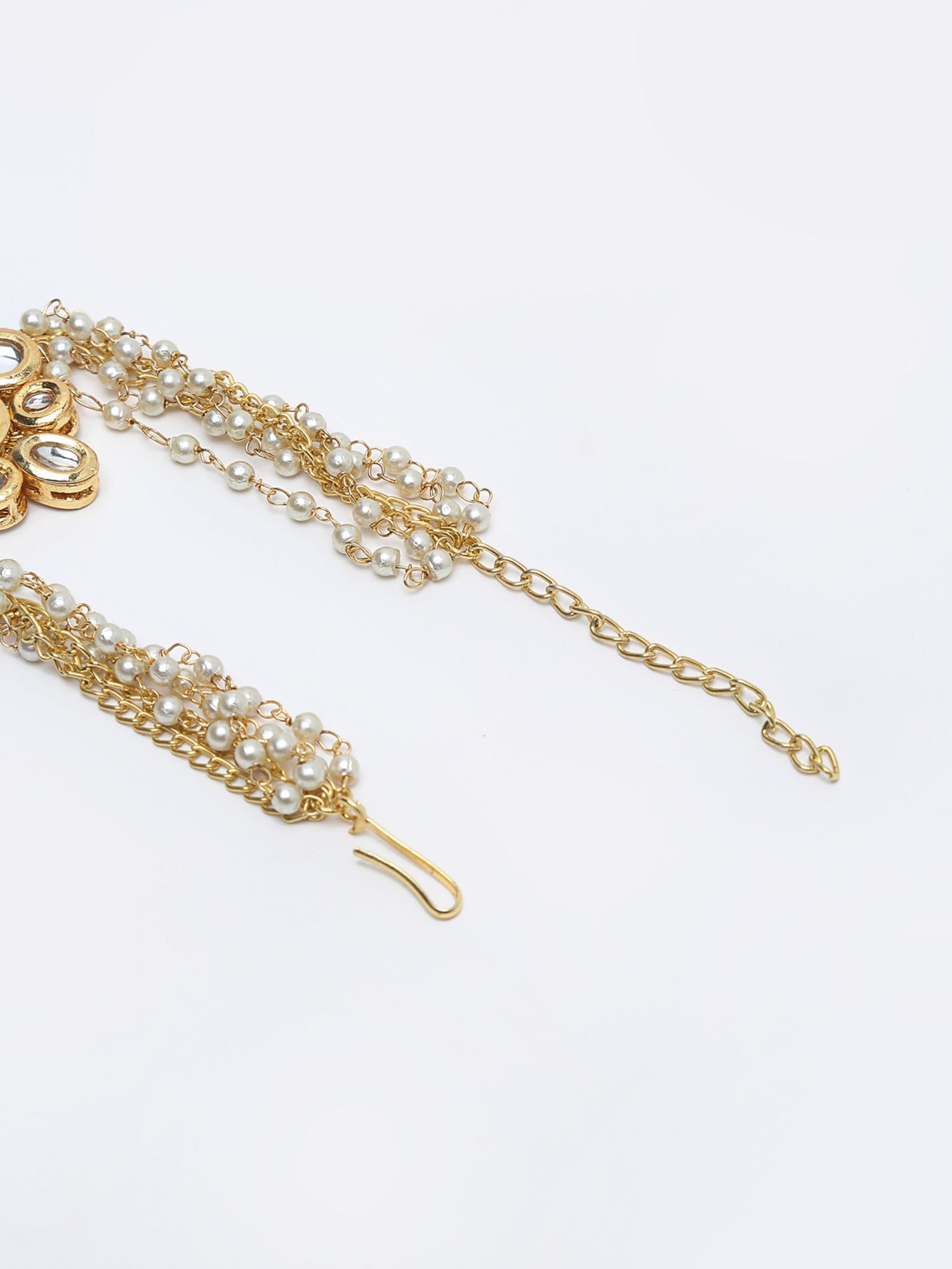 Kundan Hand Harness - Ruby Raang - Distacart