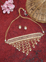Thumbnail for Kundan Choker With Studs - Ruby Raang - Distacart