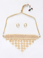 Thumbnail for Kundan Choker With Studs - Ruby Raang - Distacart