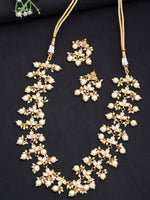 Thumbnail for Kundan Neckpiece With Earrings - Ruby Raang - Distacart