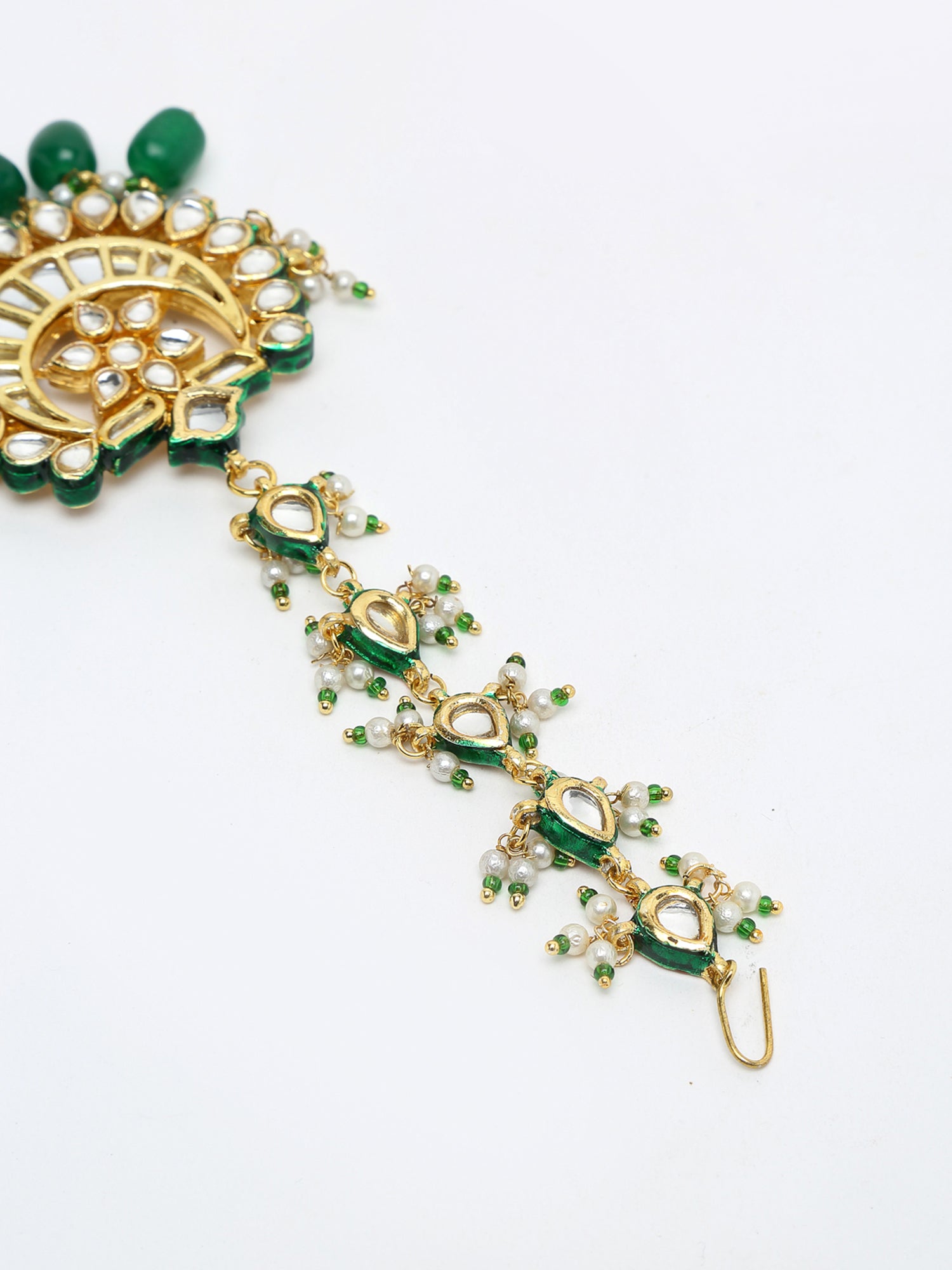 Kundan Maang Tikka - Ruby Raang - Distacart