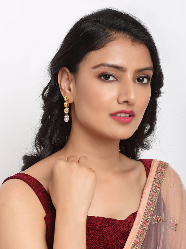 Kundan Earrings - Ruby Raang - Distacart