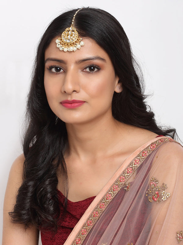 Kundan Maang Tikka - Ruby Raang - Distacart