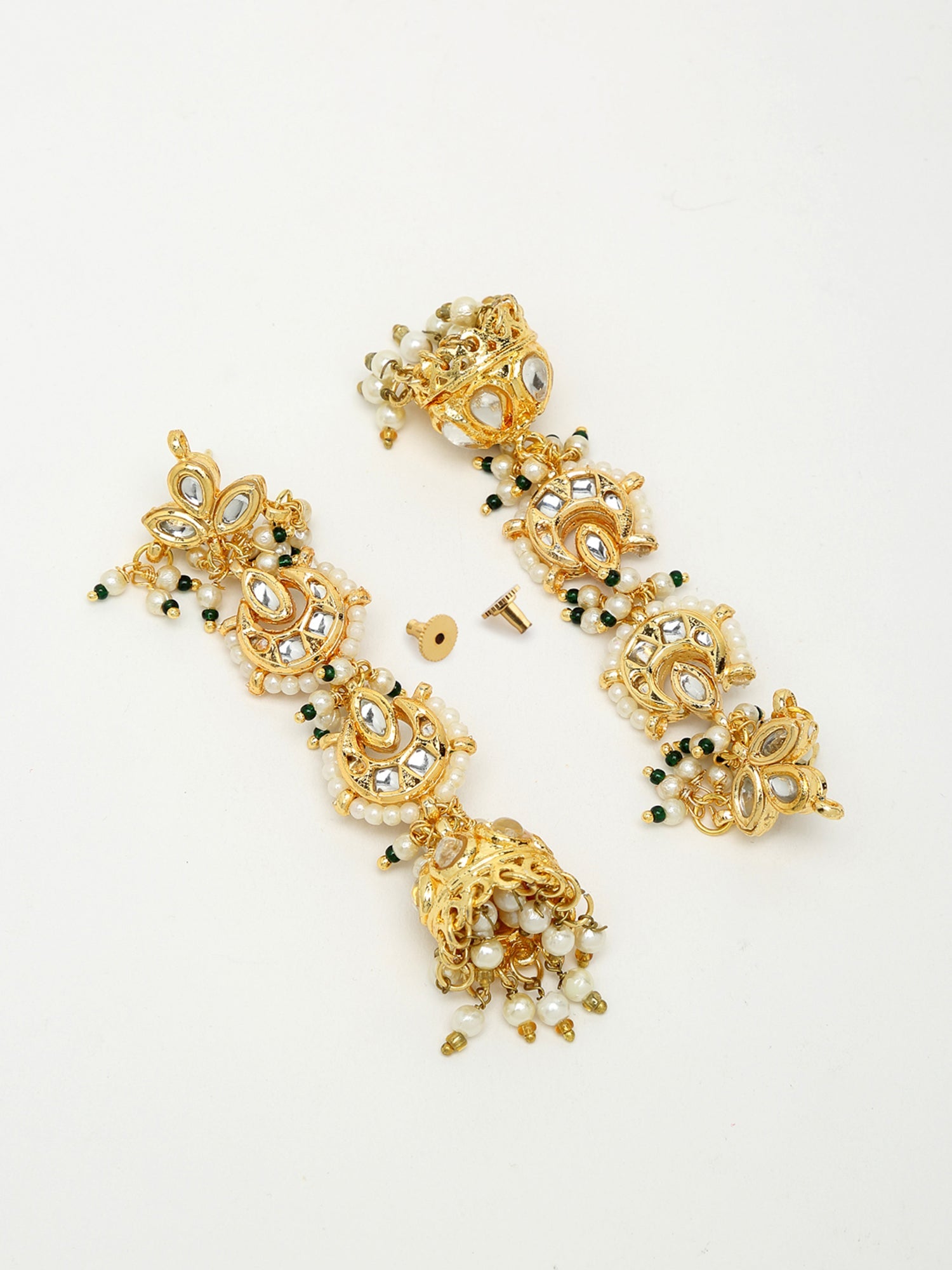 Kundan Earrings - Ruby Raang - Distacart