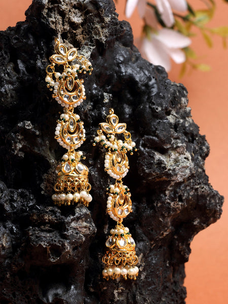 Kundan Earrings - Ruby Raang - Distacart
