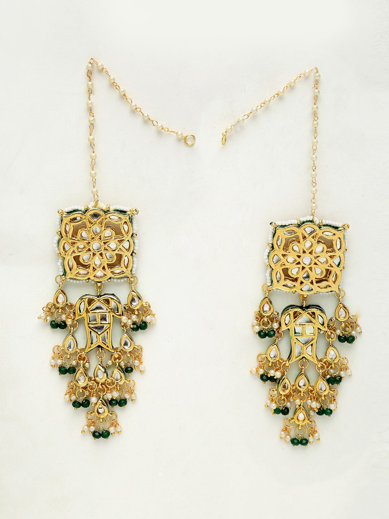 Kundan Choker With Earrings - Ruby Raang - Distacart