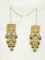 Thumbnail for Kundan Choker With Earrings - Ruby Raang - Distacart