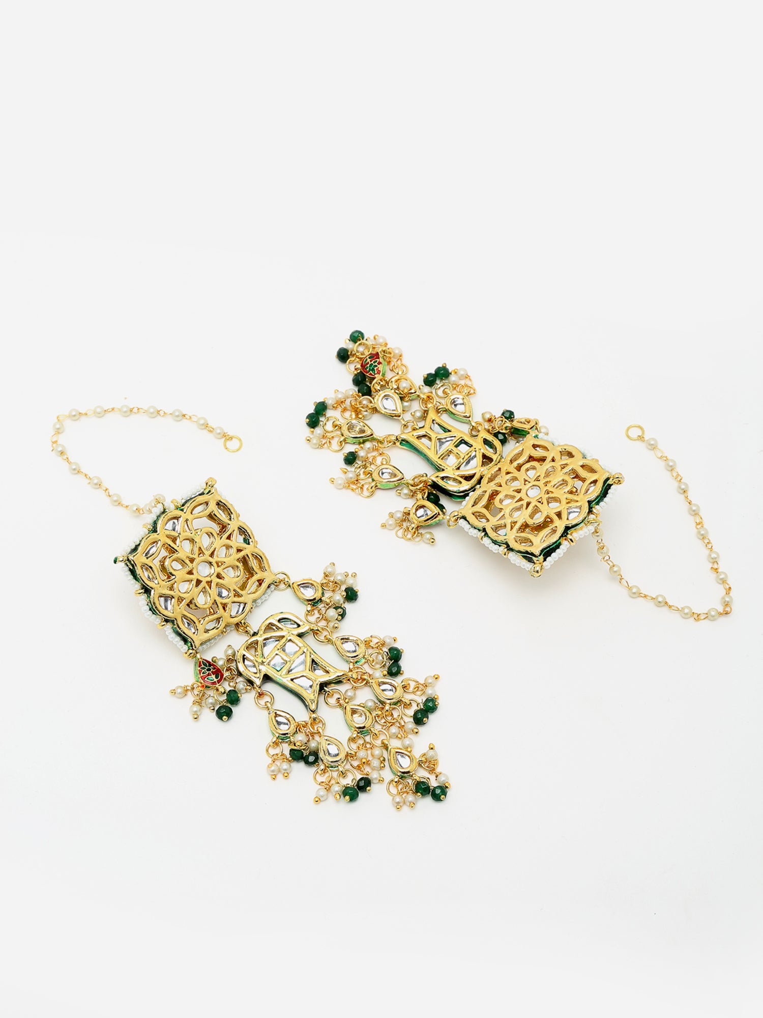 Kundan Choker With Earrings - Ruby Raang - Distacart